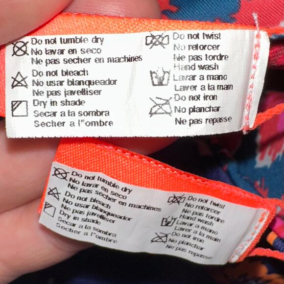 Maaji More Compassion Patricia Long Line Triangle Top + Bianca Bottom Size Large - Picture 11 of 16